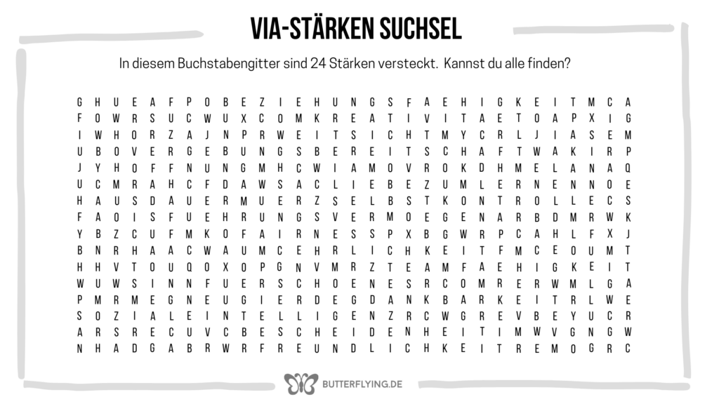 Stärken Suchsel