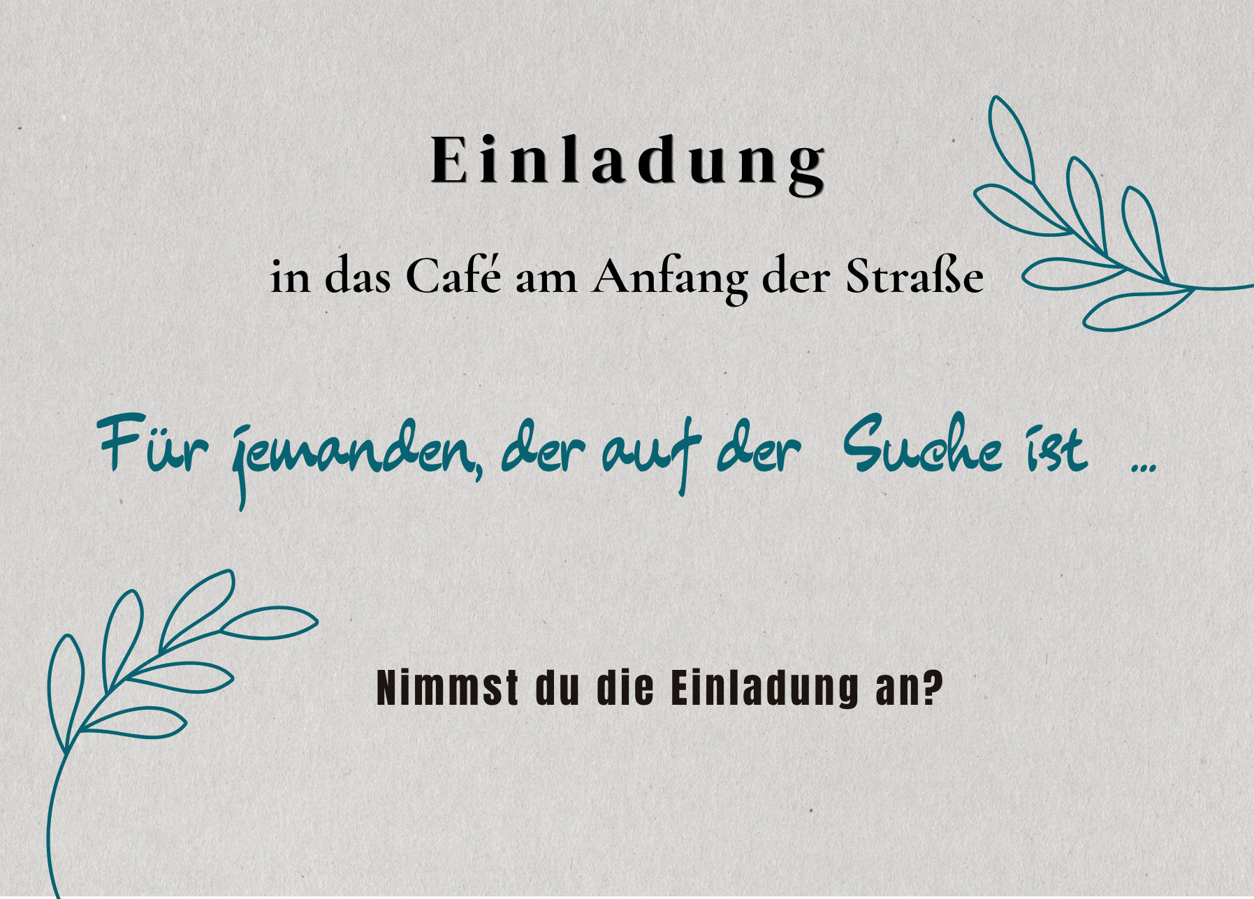 Einladung